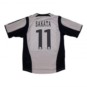 横浜F・マリノス (ヨコハマエフマリノス) サッカーユニフォーム メンズ SIZE M グレー 坂田 大輔【11】 2003-04年アウェイ