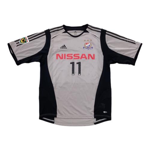 横浜F・マリノス (ヨコハマエフマリノス) サッカーユニフォーム メンズ SIZE M グレー 坂田 大輔【11】 2003-04年アウェイ