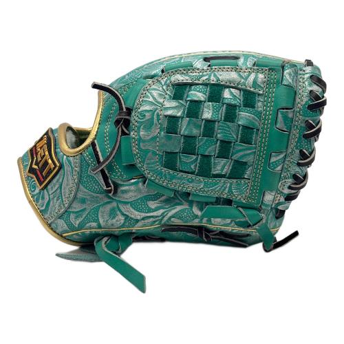 ZETT (ゼット) 軟式グローブ グリーン プロステイタス 源田モデル 内野用 BRGB30356A