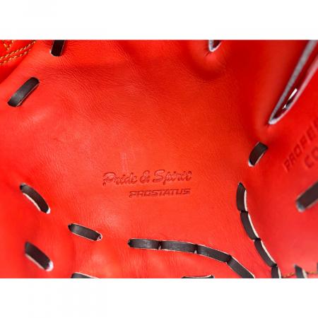 ZETT (ゼット) 軟式グローブ レッド ケース付 プロステイタス