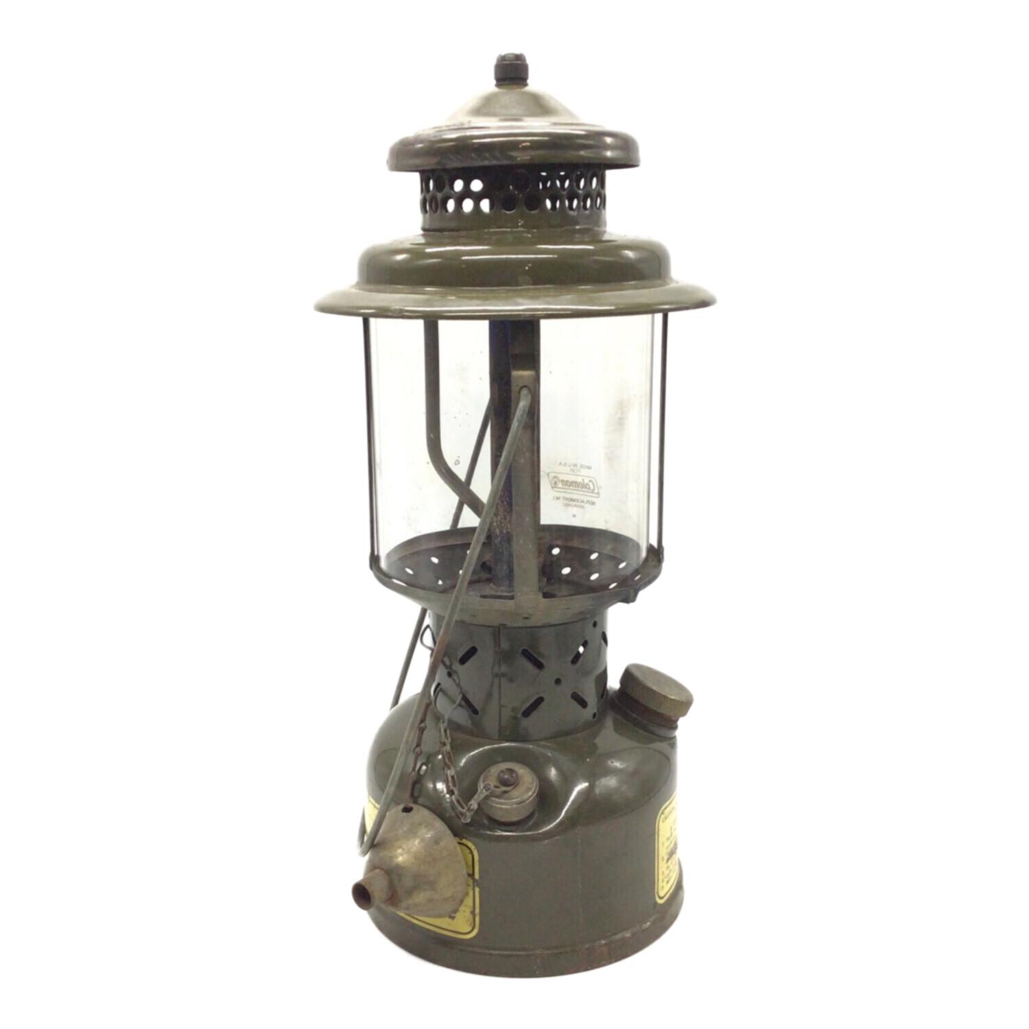 ミリタリー　1969年　コールマン　ガソリンランタン ミリタリー 1969年 コールマン ガソリンランタン 父から受け継い