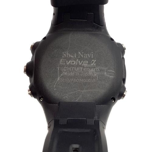 shotnavi (ショットナビ) ゴルフGPSナビ ブラック ケーブル・ケース付き EVOLVE α