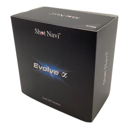 shotnavi (ショットナビ) ゴルフGPSナビ ブラック ケーブル・ケース付き EVOLVE α