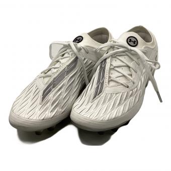UNDER ARMOUR (アンダーアーマー) サッカースパイク メンズ SIZE 26cm ホワイト UA マグネティコ エリート 4 FG 2025春夏モデル 3027700-101