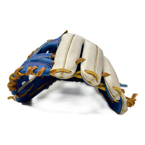 久保田スラッガー (クボタスラッガー) 軟式グローブ ホワイト×ブルー ケース付 スワロー限定 内野用