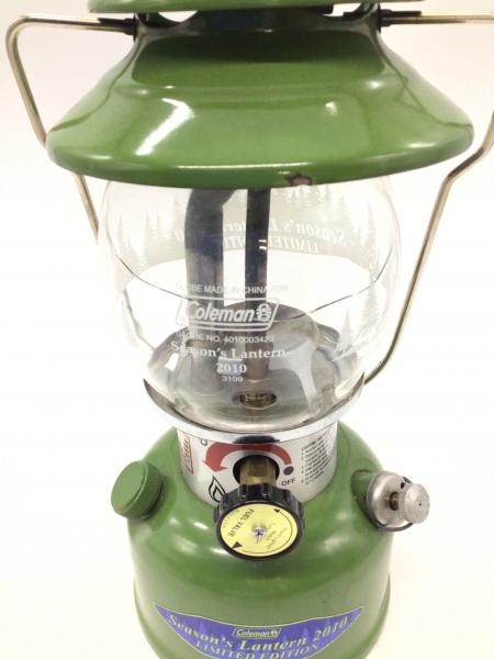 コールマン シーズンズ ランタン 2010 フォレスト グリーン 限定 未使用 コールマン シーズンズ ランタン 2010 フォレスト グリーン 限定