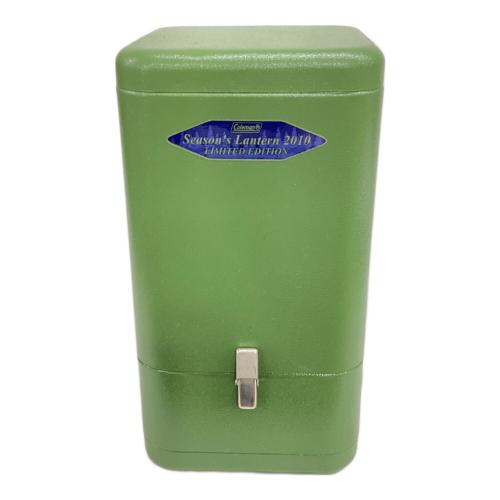 コールマン シーズンズ ランタン 2010 フォレスト グリーン 限定 未使用 コールマン シーズンズ ランタン 2010 フォレスト グリーン 限定