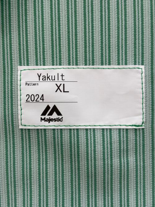 東京ヤクルトスワローズ (トウキョウヤクルトスワローズ) 応援グッズ SIZE XL 黄緑 2024年燕TOKYOパワー 引退年 ユニフォーム 青木宣親【23】 プロ仕様モデル