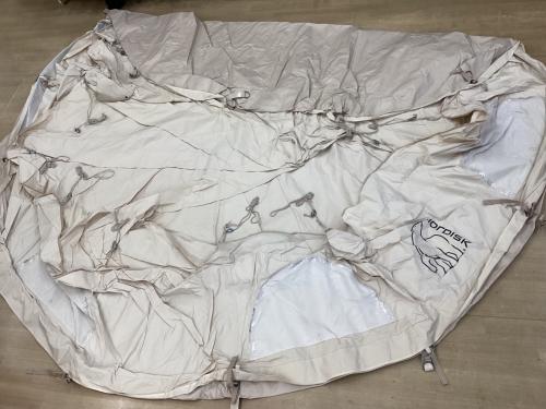 Nordisk (ノルディスク) モノポールテント 375×400×250cm ポール曲がり癖有 アスガルド12.6 5～6人用 程度B 程度B コットン素材