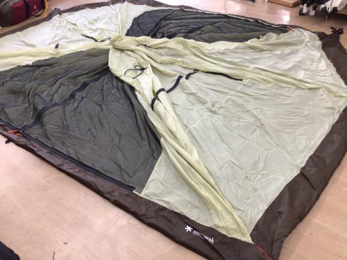 Snow peak (スノーピーク) ツールームテント 2021年製 TP-671R ランドロック 約625×405×205cm 4～6人用