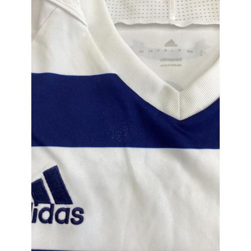 横浜F・マリノス (ヨコハマエフマリノス) サッカーユニフォーム メンズ SIZE L ホワイト×ネイビー 【22】 BOMBER（中澤佑二） 2018年 アウェイユニフォーム