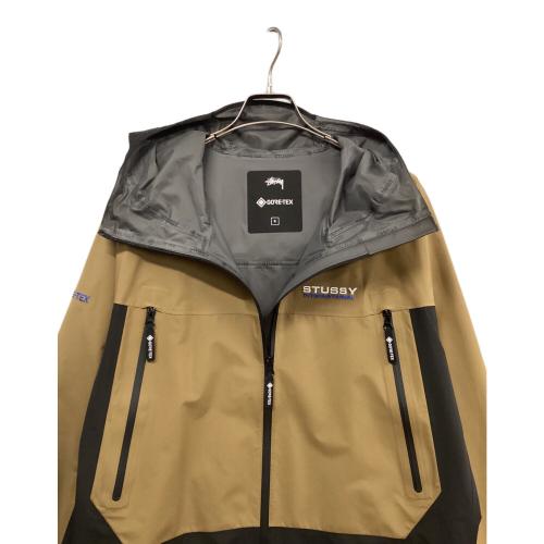 stussy (ステューシー) トレッキングウェア(ジャケット) メンズ SIZE S カーキ×ブラック シェルジャケット GORE-TEX 国内代理店表記 有
