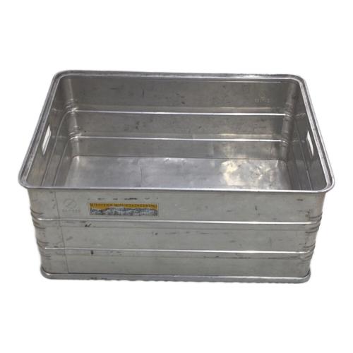 Zarges (ツァーゲス) 収納ケース 約74×58×33cm アルミコンテナ オープントップ