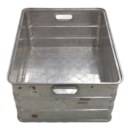 Zarges (ツァーゲス) 収納ケース 約74×58×33cm アルミコンテナ オープントップ