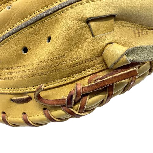 MIZUNO (ミズノ) 硬式グローブ イエロー ミズノプロ キャッチャーミット HG-3