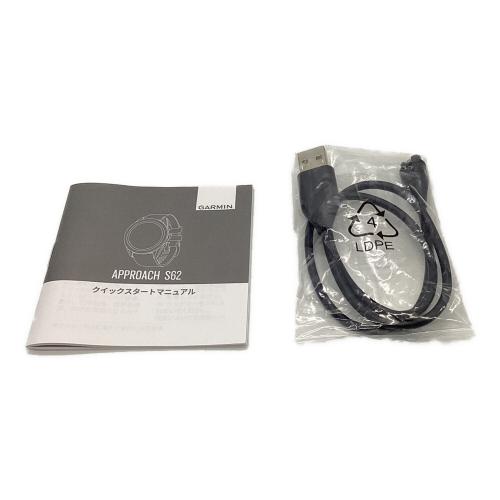 GARMIN (ガーミン) ゴルフGPSナビ ブラック ケーブル・元箱付 Approach S62