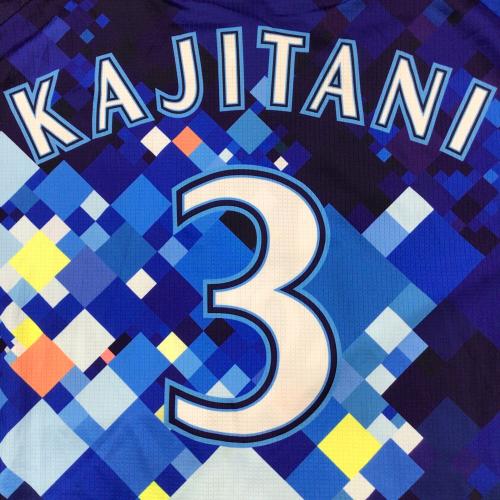 横浜DeNAベイスターズ (ヨコハマディーエヌエーベイスターズ) 応援グッズ ブルー 2017年スターナイト ユニフォーム 梶谷隆幸【3】 プロ仕様モデル