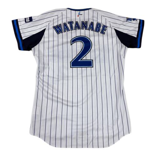 横浜DeNAベイスターズ (ヨコハマディーエヌエーベイスターズ) 渡辺直人【2】 応援グッズ 2012-2014年ホーム SIZE O ホワイト