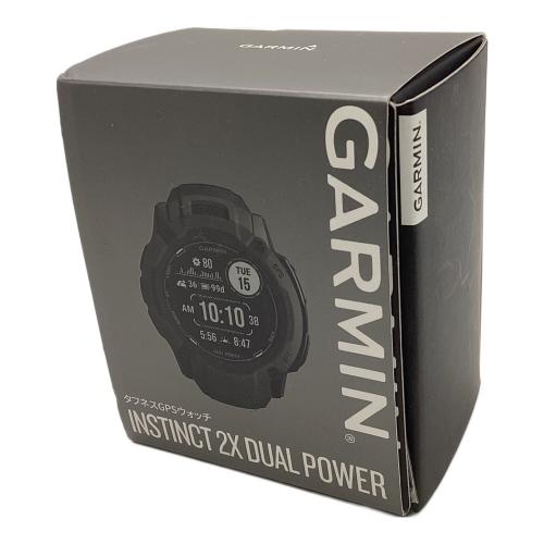 GARMIN (ガーミン) デジタルウォッチ Instinct 2X Dual Power 動作確認済み