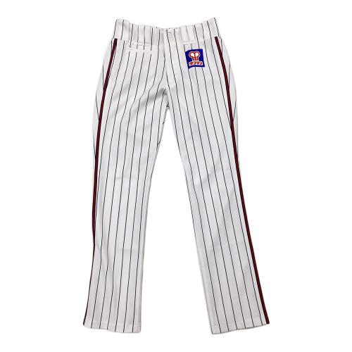 東京ヤクルトスワローズ (トウキョウヤクルトスワローズ) 応援グッズ ホワイト 森岡良介【75】NPBマーク 2022年ホーム 上下セット 実使用モデル @ Majestic ユニフォーム プロ仕様モデル