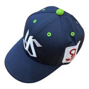 東京ヤクルトスワローズ (トウキョウヤクルトスワローズ) 応援グッズ 57.5cm ネイビー NPBマーク Majestic 帽子 実使用モデル