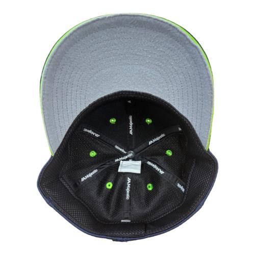 東京ヤクルトスワローズ (トウキョウヤクルトスワローズ) 応援グッズ 57.5cm ネイビー NPBマーク Majestic 帽子 実使用モデル