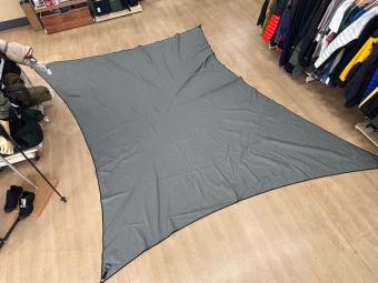 Telo (テーロ) ヘキサタープ フロストグレー looksveil 約420ｘ550㎝ 2～3人用 TC素材