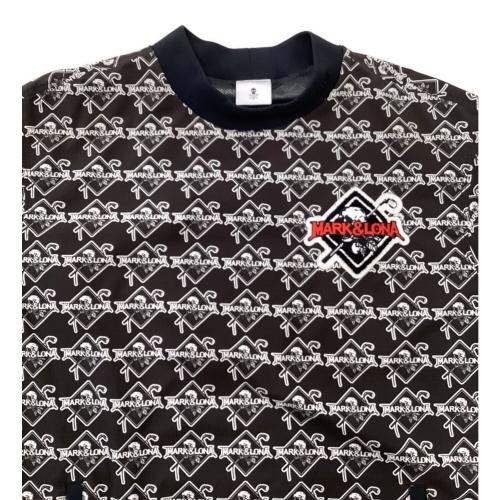 MARK&LONA (マークアンドロナ) ゴルフウェア(トップス) メンズ SIZE 50 ブラック Vince 4Way Stretch Pullover Tops 2024秋 アウター MLM-4C-AA03