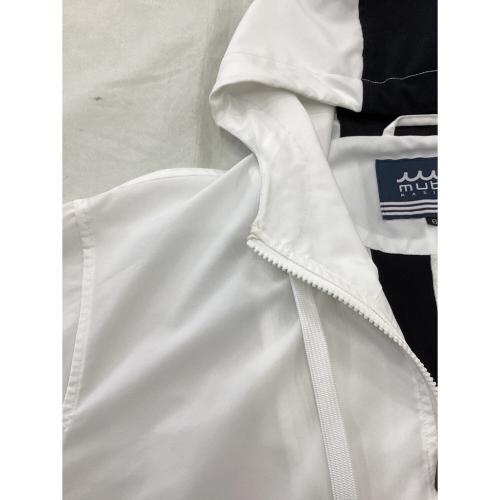 muta MARINE (ムータマリン) ゴルフウェア(トップス) メンズ size6 ホワイト SOLOTEX®︎ Eco-Hybrid ストレッチジップパーカーアウター MMMK-443325