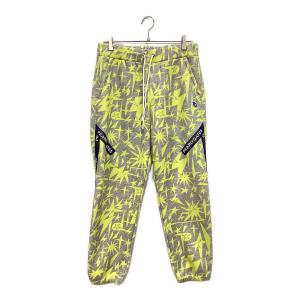 PEARLY GATES (パーリーゲイツ) ゴルフウェア(パンツ) 053-5131021 カノコダンボールボンディング イージーパンツ <ギザ星柄> メンズ SIZE M グレー×イエロー