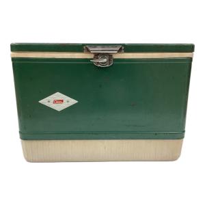 Coleman (コールマン) クーラーボックス グリーン ダイヤロゴ スチールクーラー 1962年9月製 ヴィンテージ