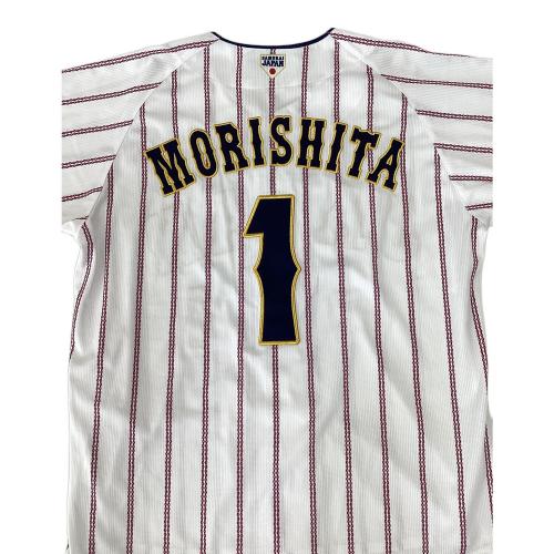 新品★侍ジャパン/モデル森下翔太選手レプリカユニフォームプレミア12ホーム 侍ジャパン (サムライジャパン) 応援グッズ SIZE M ホワイト ホーム