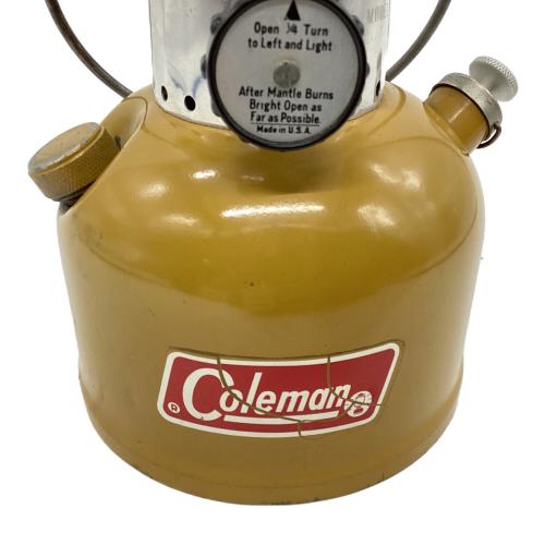 Coleman (コールマン) ガソリンランタン ゴールドボンド PYREXグローブ 200A 1972年7月製 ヴィンテージ