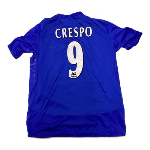 チェルシーFC (チェルシー) サッカーユニフォーム メンズ 2XL ブルー 05-06シーズンホーム100周年記念 エルナン・クレスポ【9】