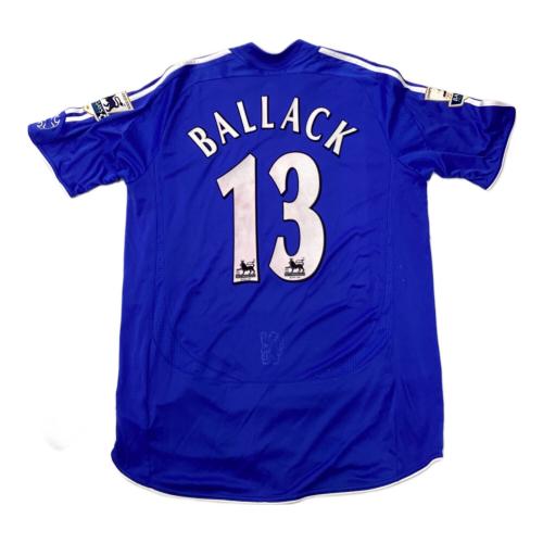 チェルシーFC (チェルシー) サッカーユニフォーム メンズ SIZE L ブルー 06-08シーズンホーム ミヒャエル・バラック【13】