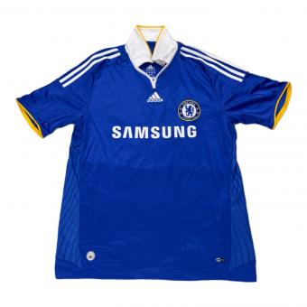 チェルシーFC (チェルシー) サッカーユニフォーム メンズ 2XL ブルー 08-09シーズンホーム ディディエ・ドログバ【11】