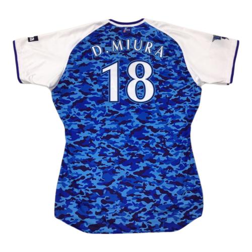 横浜DeNAベイスターズ (ヨコハマディーエヌエーベイスターズ) 応援グッズ ブルー 2015年スターナイト ユニフォーム 三浦大輔【18】 プロ仕様モデル