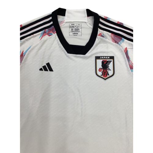 日本代表 (ニホンダイヒョウ) サッカーユニフォーム メンズ 3XL ホワイト 2022カタールワールドカップモデル アウェイ 長袖 オーセンティック HC6304
