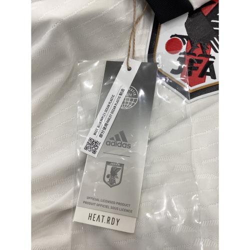 日本代表 (ニホンダイヒョウ) サッカーユニフォーム メンズ 3XL ホワイト 2022カタールワールドカップモデル アウェイ 長袖 オーセンティック HC6304