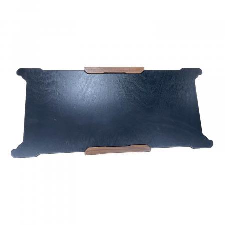 【美品】オンユーライフ　ステンレステーブル　ブラック 美品】オンユーライフ ステンレステーブル ブラック ON-U LIFE