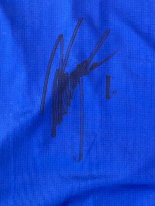 横浜DeNAベイスターズ (ヨコハマディーエヌエーベイスターズ) 応援グッズ ブルー GET THE FLAG！SERIES 2018 サイン証明書付 ユニフォーム 桑原将志【1】 プロ仕様モデル