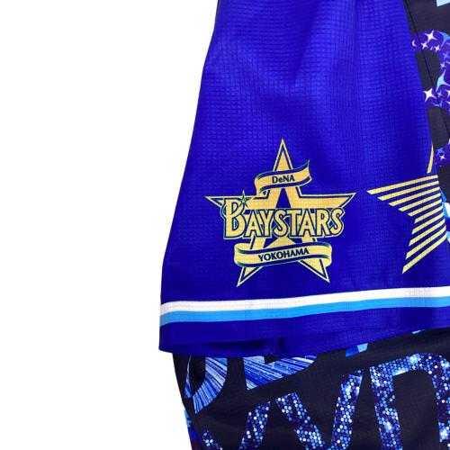 横浜DeNAベイスターズ (ヨコハマディーエヌエーベイスターズ) 応援グッズ ブルー×ブラック 2021年スターナイト ユニフォーム 【14】石田健大 プロ仕様モデル