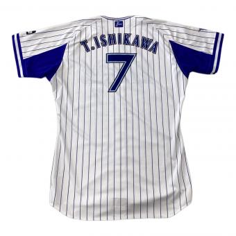 横浜DeNAベイスターズ (ヨコハマディーエヌエーベイスターズ) 応援グッズ ブルー×ホワイト 2019年 ユニフォーム 【7】石川雄洋 プロ仕様モデル