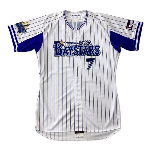 横浜DeNAベイスターズ (ヨコハマディーエヌエーベイスターズ) 応援グッズ ブルー×ホワイト 2019年 ユニフォーム 【7】石川雄洋 プロ仕様モデル