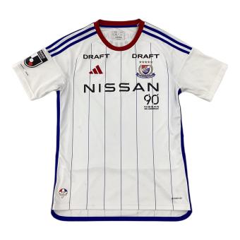 横浜F・マリノス (ヨコハマエフマリノス) サッカーユニフォーム メンズ SIZE L ホワイト 2024シーズンアウェイ
