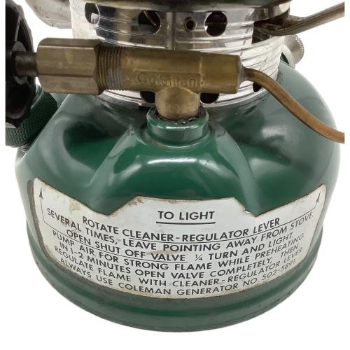 Coleman (コールマン) 502 ガソリンシングルバーナー 2レバー ホワイトボーダー ヴィンテージ