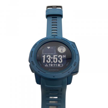 GARMIN (ガーミン) デジタルウォッチ ブルー 010-02064-52 Instinct