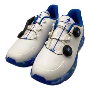 G/FORE (ジーフォア) ゴルフシューズ メンズ SIZE 26.5cm ホワイト×ブルー G/DRIVE CIELO 2024SS 完全防水設計 G4MA23EF33