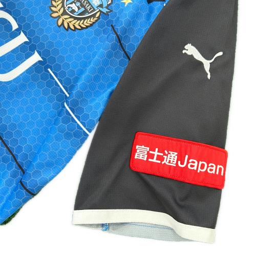 川崎フロンターレ (カワサキフロンターレ) サッカーユニフォーム メンズ SIZE XXL スカイブルー 【41】  家長 昭博 2021ホーム半袖オーセンティックユニフォーム 優勝記念ロゴ付き 921413