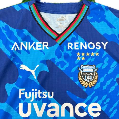 川崎フロンターレ (カワサキフロンターレ) サッカーユニフォーム メンズ SIZE XXL ブルー 【41】 家長 昭博 2024 リミテッドユニフォーム 半袖 763904